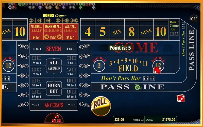 Odds Bet là lựa chọn duy nhất trong cách chơi Craps mà nhà cái không có lợi thếAlt: Cách chơi Craps với Odds Bet xác suất thật, trả thưởng chuẩn