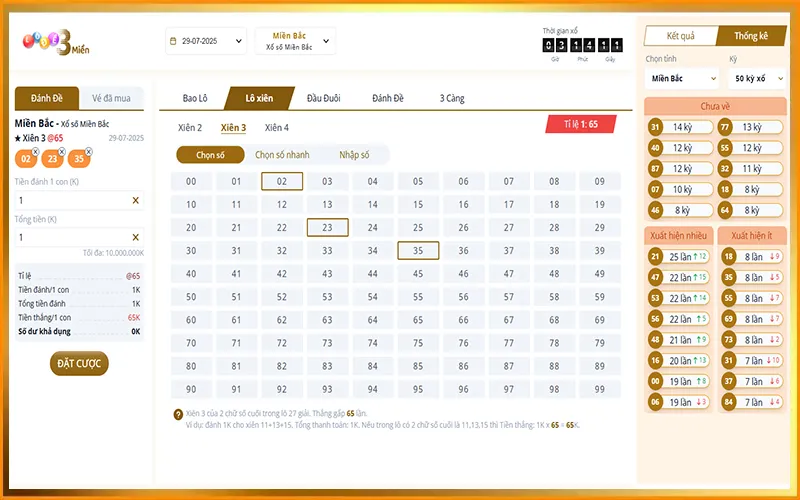 Tỷ lệ trả thưởng và xác suất trúng xiên 3Alt: Xác suất trúng lô xiên 3 và tỷ lệ trả thưởng