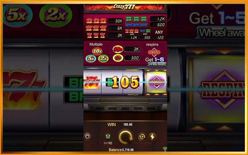 Crazy777, trò chơi nổ hũ cổ điển của Jili với cơ hội giành Jackpot cực lớnAlt: Trò chơi Crazy777 tại sảnh nổ hũ Jili BUBET, cơ hội nổ hũ lớn