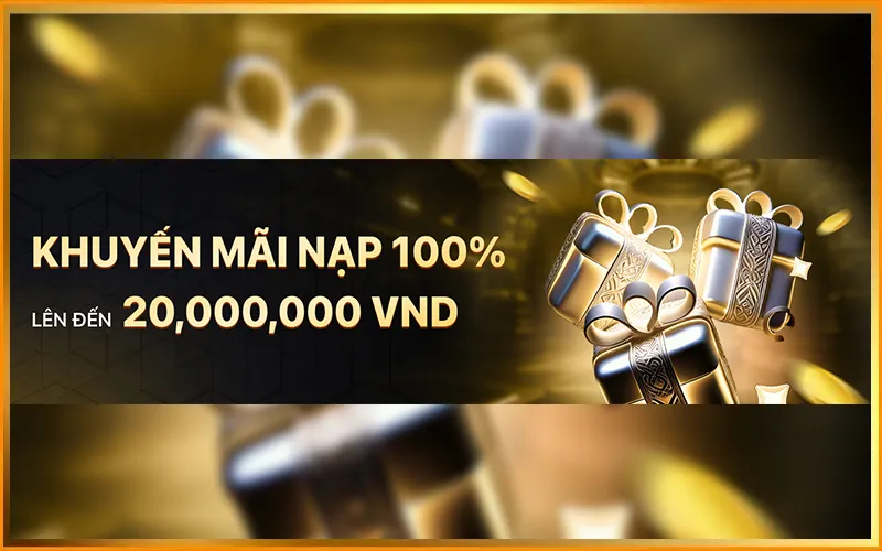 Nhận 100% tiền thưởng khi nạp lần đầu tại BUBET, tối đa 20 triệu đồngAlt: Khuyến mãi BUBET nạp lần đầu, X2 số vốn cho người chơi mới